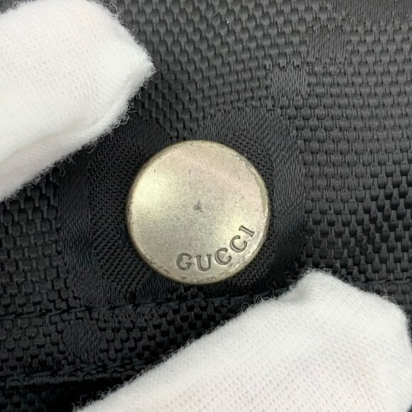 DM0118 Gucci Black Monogram Hooded Jacket With Front Pockets - Picture 8 of 8